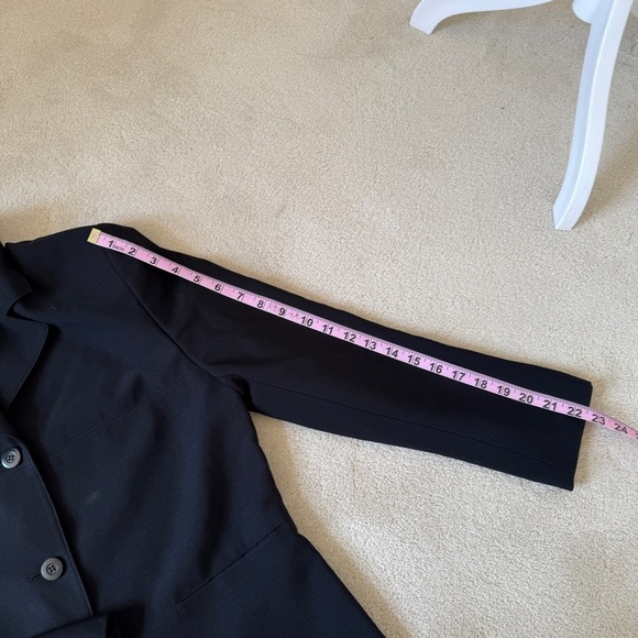 Vintage Classic Black Women's Blazer 8P - Picture 11 of 11
